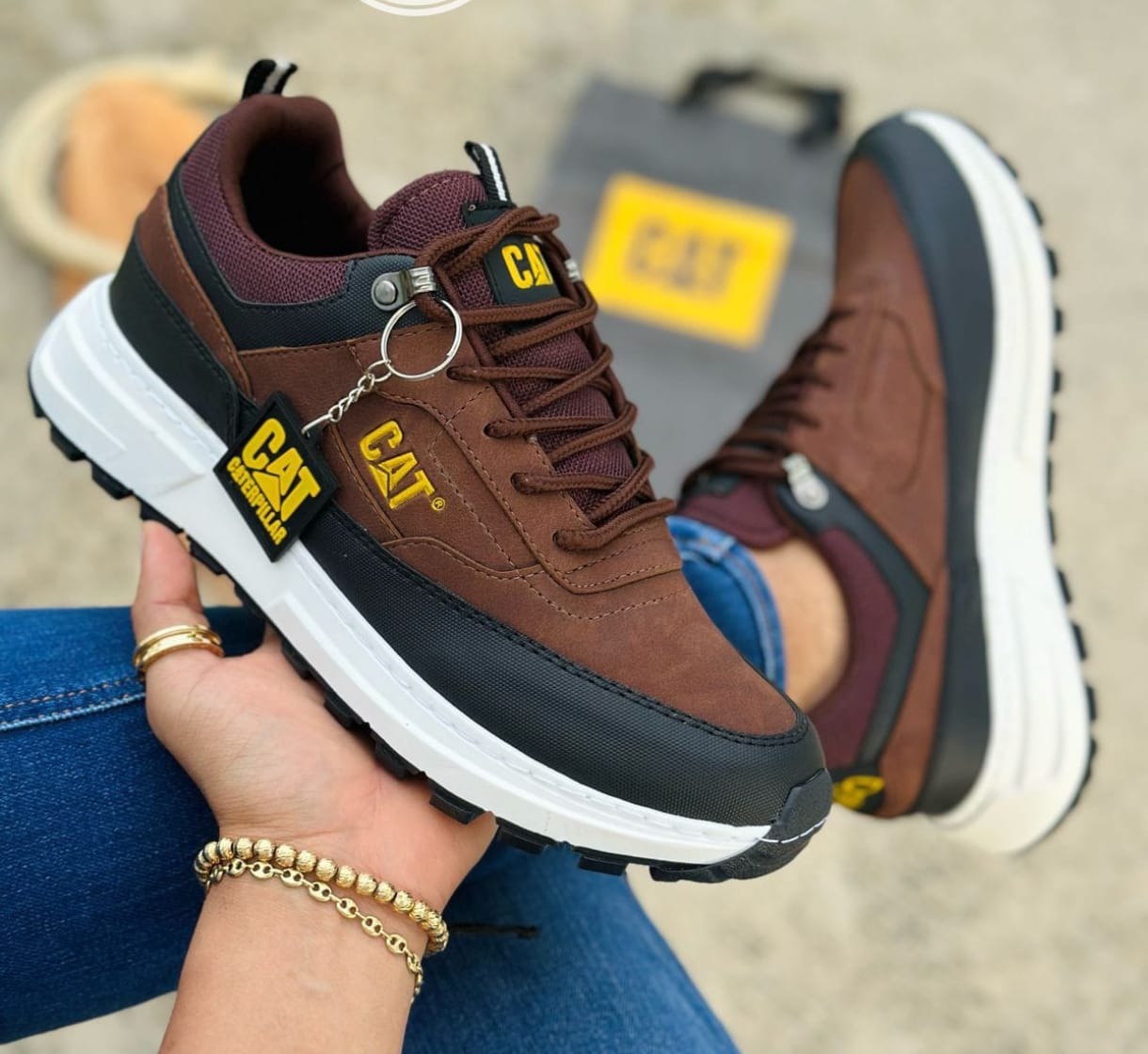 👟 Tenis CAT Deportivos para Hombre – Resistencia y Estilo en Cada Paso 💪🔥