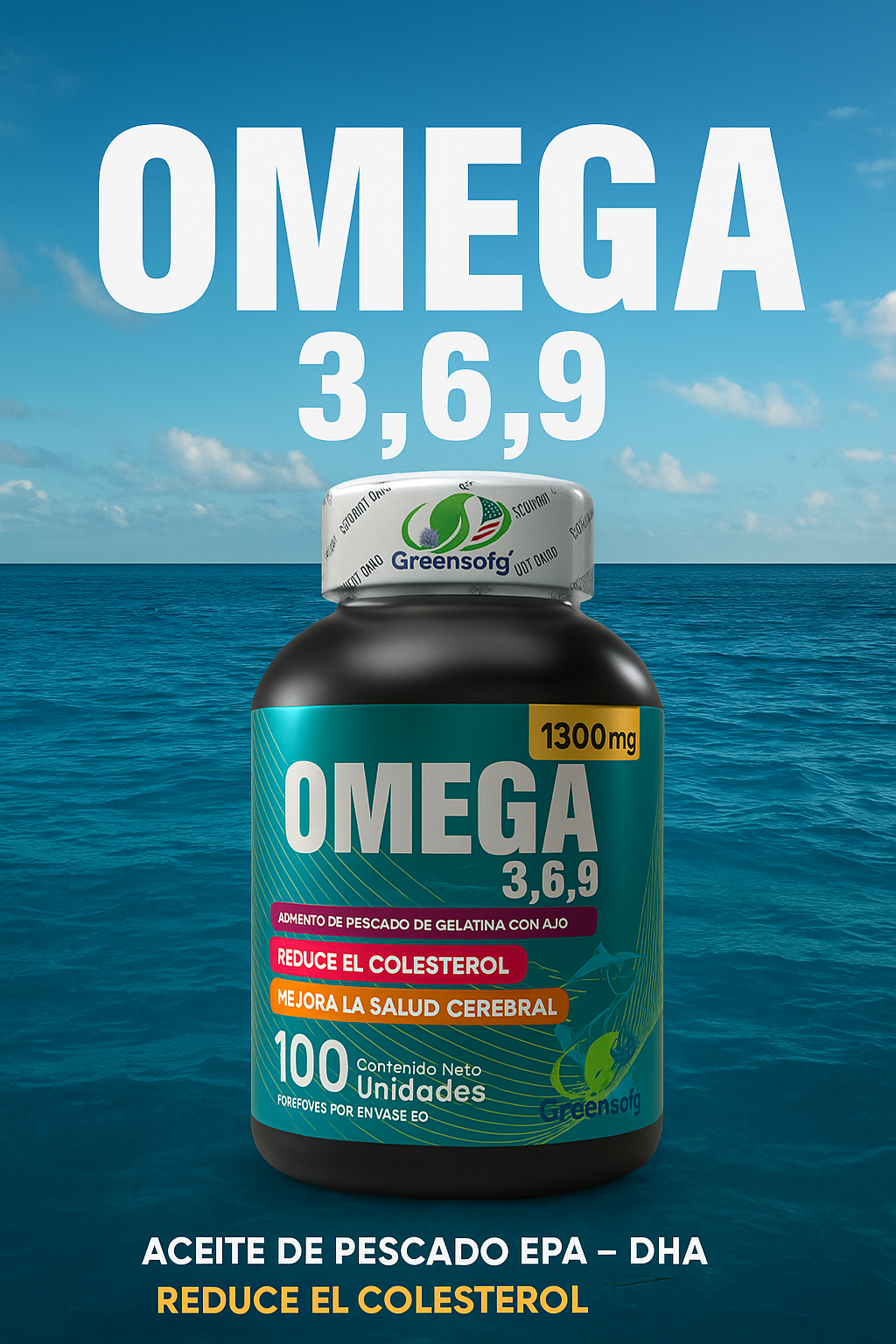Gomitas Omega 3, 6 y 9 El sabor de cuidarte