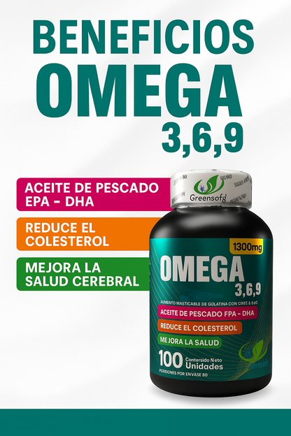 Gomitas Omega 3, 6 y 9 El sabor de cuidarte