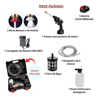 HIDROLAVADORA INALAMBRICA 2 BATERIAS 48W